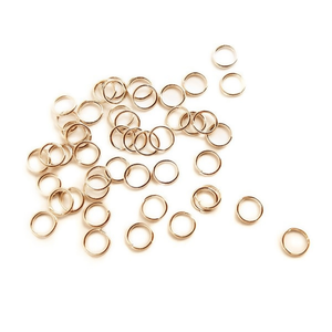 Anelli a Cerchio Chiusi Ilan 12mm in Oro per Creazione di Gioielli - Product Image 1
