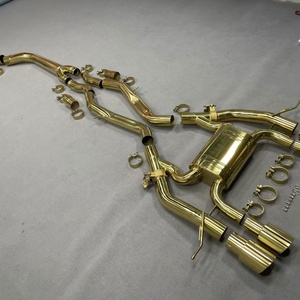 Système d'échappement Catback en alliage de titane avec soupapes pour BMW M3 M4 G80 G82, silencieux et embouts - Product Image 4