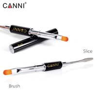 Venalisa — brosse à ongles Double tête en acrylique, outil de manucure Gel, Poly épais, pour Nail Art, 2020