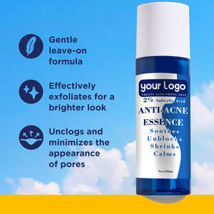 Bosman OEM Esencia antiacné de ácido salicílico Desbloquea profundamente los poros Reduce el enrojecimiento facial Hinchazón Calma la piel Esencia facial - Product Image 2