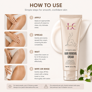 Crema Depilatoria Lance de Marca Privada para Mujeres, Depilación Rápida e Indolora para Bikini, Zona Púbica, Piernas, Piel Sensible, Segura - Product Image 5