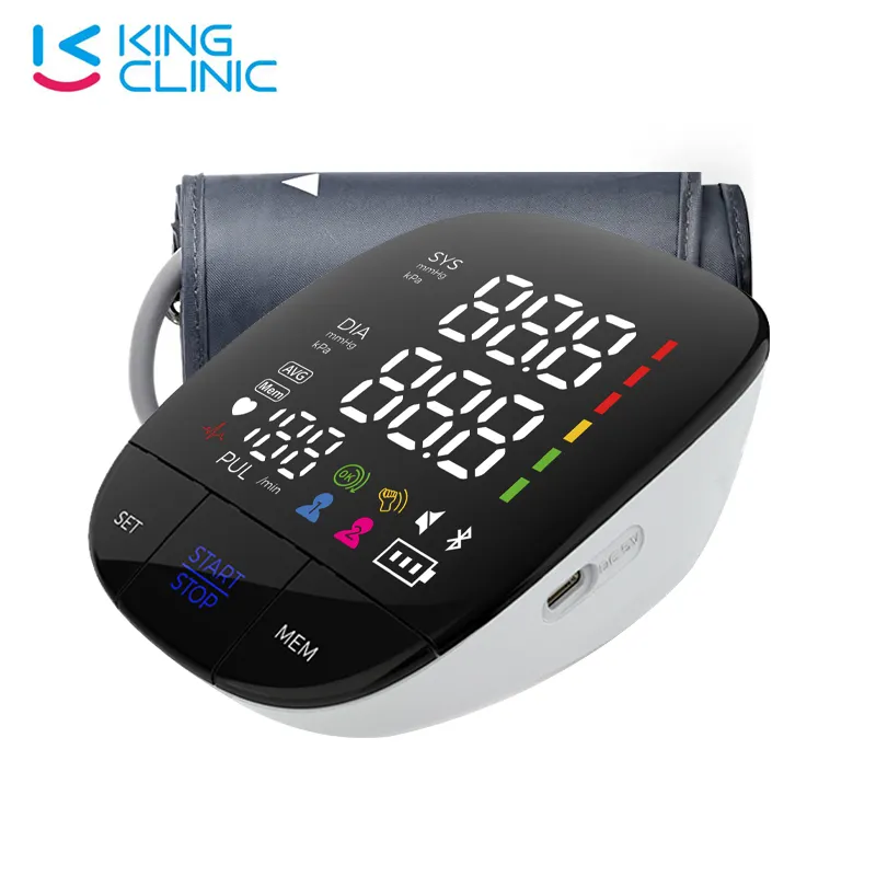 Compre o melhor preço eletrônico barato braço bp medidor digital monitor de pressão arterial