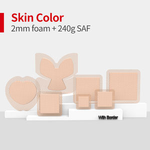 ضمادة إسفنج سيليكون مع ضمادة جروح لاصقة بحدود ضمادة ضمادة إسفنجية سيليكون 4x4 بوصات ضمادات كبيرة مقاومة للماء - Product Image 6