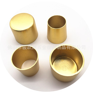 Junwei Hardware Brass Color Leg Cap 35mm Diameter 30mm Height Furniture <b>Pad</b> Light Luxury Metal Hardware Accessory - Product Image 4