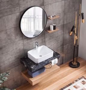 Top Treo Lưu Vực Couner Top Bồn Rửa Vanity Đơn Vị Nổi Lưu Vực Kệ - Product Image 4