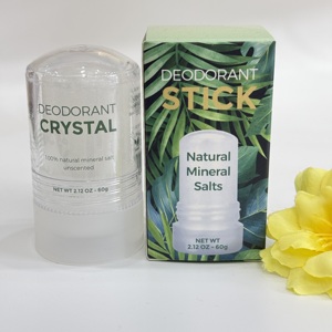 Barra de Alumbre de Potasio Mineral Natural para Desodorante y <span class=keywords><strong>Antitranspirante</strong></span> Femenino, 20g 60g 95g 120g OEM/ODM - Product Image 1
