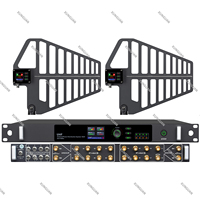 Distribuidor de Antena Profesional R316 de 16 Canales con Pantalla a Color, Amplificador de Señal RF para Uso en Eventos en Vivo, Escenarios y Grandes Espectáculos