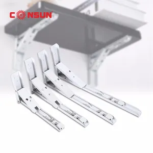 Katlanır duvara monte raf destek braketi L şekilli çelik tezgah masa braketi için açı ile mobilya