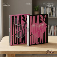 Stray Kids-[MAXIDENT] (Version T-CRUSH) / HEART Ver. Édition Générale) (Version Aléatoire) Album CD Officiel JYP Kpop Corée Coréen