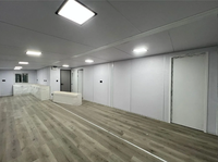 Grande maison modulaire pliable contemporaine de 40 pieds à 3 chambres, extensible, pour usage résidentiel, bureau et hôtel