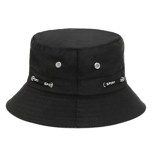 Sombrero de Pescador Unisex de Color Sólido con Anillo Metálico Decorativo, Casual, para Primavera/Verano, para Adultos de 56-58 cm, con Logotipo Personalizado - Product Image 5