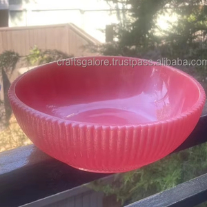 Bol de service décoratif en résine de luxe poli fabriqué à la main écologique, élégant et durable pour la fête et la décoration intérieure - Product Image 2