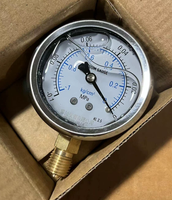 MC YN60 Stainless Steel Shock-resistant Pressure Gauge, Dual-scale Pressure Gauge, Multi-range Customization