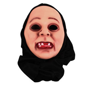 Máscara de <span class=keywords><strong>Bruja</strong></span> de Látex, Terrorífica, de Anciano, para Fiesta de Halloween, <span class=keywords><strong>Disfraz</strong></span> de Cosplay con Capucha - Product Image 3