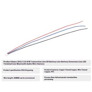 Eh2.5-<span class=keywords><strong>2</strong></span>/3/4/5P kawat otomotif Harness tembaga PVC terisolasi kabel ekstensi baterai dengan LED untuk Bluetooth Audio Terminal - Product Image 2