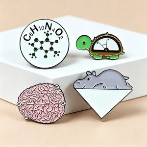 Spille smaltate a tema scienza e matematica, divertenti per appassionati di nerd e geek, distintivi in metallo personalizzati per zaini, abbigliamento, regalo per studenti - Product Image 3