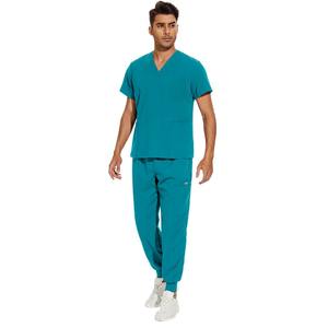 Conjunto de uniforme médico al por mayor de tela vaquera incluye bata de laboratorio para enfermeras y hospitales - Product Image 5