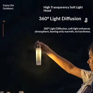 ไฟบรรยากาศแคมป์ปิ้ง LED สำหรับกลางแจ้งแบบพกพา ไฟเต็นท์ ไฟเทียน ไฟฉายอเนกประสงค์ ไม่ใช้แบตเตอรี่ - Product Image 3