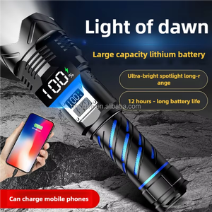 Linternas LED de Alta Potencia, Súper Brillantes, con Luz Láser Blanca, Batería de Litio de Gran Capacidad, Recargables e Impermeables para Exteriores - Product Image 4