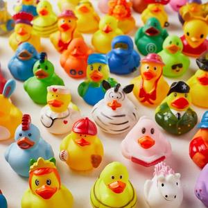 Wholesale 2-Inch PVC Mini Yellow Bath Duck <b>Toy</b> Custom Logo Jeep Kids Educational <b>Toy</b> <b>Squeaky</b> Bulk Bath <b>Toys</b> Rubber Duck - Product Image 6