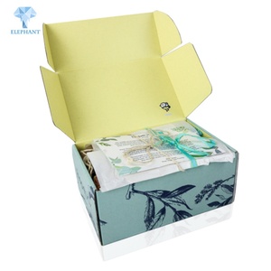 Caja de Embalaje de Cartón Corrugado para Ropa con Diseño Floral Personalizado - Product Image 3
