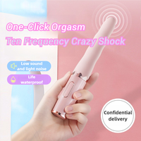 Mini vibromasseur portable secret pour femmes, vibromasseur clitoridien, gode vibrant, gode pour adultes, vibromasseur point G, baguette vibrante, jouets sexuels pour femmes