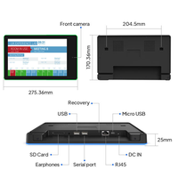 Tablet Monitor Layar Sentuh Android 10.1 Inci 1280x800 Tablet Dinding Rumah Pintar RK3566 Sistem Pemesanan Ruang Rapat