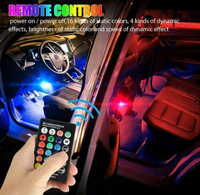 Nouvelle ampoule LED T10 W5w Rgb 12smd Cob Canbus 194 168 pour voiture avec télécommande Flash/stroboscope Lumière de lecture Lumière de dégagement
