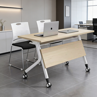 Nouveau design de bureau pliable minimaliste pour le bureau, la salle de classe et les salles de réunion - Meubles en bois durables