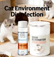 Gel désodorisant sûr pour chat, inodore, non toxique, pour la décomposition des odeurs urinaires et l'inhibition des bactéries, avec parfum léger, en boîte