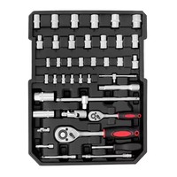 Juego de Herramientas Multifuncionales de Acero al Carbono de 499 Piezas con Estuche Rígido, Garantía OEM de 1 Año para Herramientas de Jardinería y Mecánica