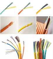 Câbles à fibres optiques d'intérieur simplex et duplex SM pour la distribution de production de cordon de raccordement réseau et les types de rupture pour une utilisation en intérieur