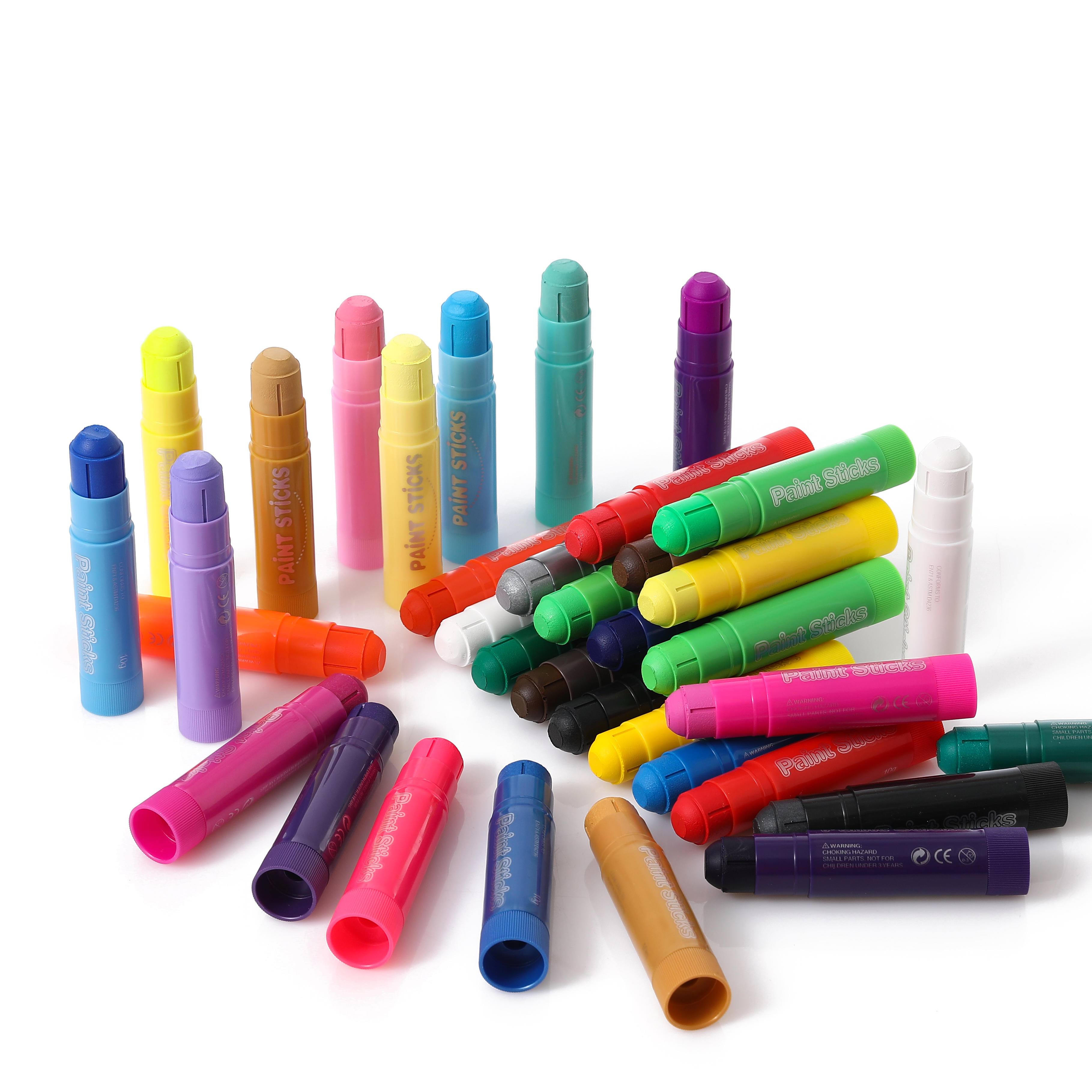 Crayola Quick Dry Paint Sticks, Assorted Colors, Washable Paint Set For Kids 12 Count