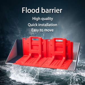 NEU: Mobiles L-förmiges Hochwasserschutzsystem, Hochwasserbarriere, Damm-System aus ABS-Kunststoff für den Hochwasserschutz - Product Image 2