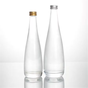 Botella de Vidrio <span class=keywords><strong>en</strong></span> Forma de Gota 330ml 500ml 750ml Botella de Vidrio para <span class=keywords><strong>Agua</strong></span> <span class=keywords><strong>Mineral</strong></span> Bebidas y <span class=keywords><strong>Agua</strong></span> Potable - Product Image 2