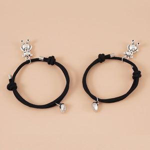 Wholesale Adjustable Woman Mens Love Gifts Attract Magnetic <b>Couple</b> Bear Cartoon Hand Chain Magnetic Lover <b>Bracelet</b> - Product Image 4