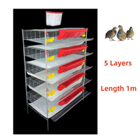 Conception moderne de cage à cailles pour un espace optimal dans les fermes d'élevage, avec gestion automatisée de la volaille