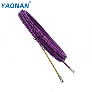 Tire-câble électrique en spirale de bonne qualité avec conducteur solide et <span class=keywords><strong>isolation</strong></span> en polyester, bobine de tire-câble en cuivre 5mm*15m pour usage en bâtiment - Product Image 2