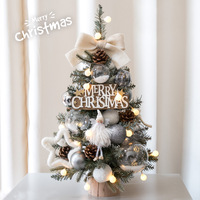 Kit de sapin de Noël DIY, ornement de table, décoration de Noël artificielle pour hôtel, maison, salon, vitrine