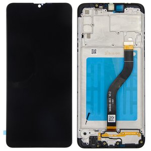 Écran LCD Samsung Galaxy A20s avec cadre noir, remplacement complet de l'écran pour A207F, pack de service - Product Image 1