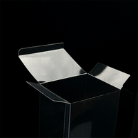 Boîtes à fleurs en acétate transparent recyclé Emballage de bouquet en plastique transparent dans un design cadeau stéréo