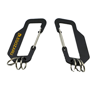 คาราไบเนอร์อะลูมิเนียมอัลลอยด์แบบพับได้ พิมพ์โลโก้ สำหรับขายส่ง คาราไบเนอร์โปรโมชั่น คาราไบเนอร์สั่งทำพร้อมโลโก้ - Product Image 1