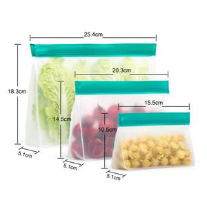 Sinh Thái Thân Thiện <span class=keywords><strong>Ziplock</strong></span> Leakproof Tủ Đông Túi Bán Buôn Tái Sử Dụng <span class=keywords><strong>PEVA</strong></span> Thực Phẩm Đóng Gói Lưu Trữ <span class=keywords><strong>Bag</strong></span> - Product Image 3