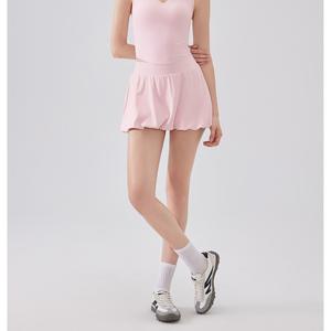 Falda pantalón de yoga con volantes de cintura alta para mujer, antitransparente, con shorts incorporados, falda de tenis de secado rápido para pilates y gimnasio, venta al por mayor - Product Image 2