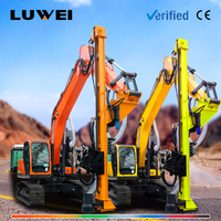 Mejor sistema de conversión de perforadora DTH para excavadoras, kit de perforación hidráulica de roca con motor para excavadoras de 6+ toneladas, perforación personalizada