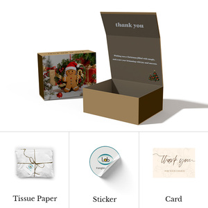 Подарочные коробки-адвент календари класса люкс на 12/24 дня с магнитной застежкой, упаковка для календаря - Product Image 4