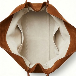 Luxuriöse Damen Natürliche Schlichte Vintage Kunstwildleder Langlebige Wasserdichte Tragbare Bucket <span class=keywords><strong>Bag</strong></span> für Frauen - Ethnisches Design mit Nylon-Handtasche - Product Image 5