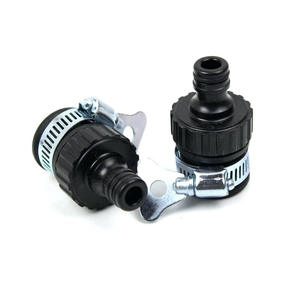 Conector de manguera de jardín de PVC, tipo boquilla de conexión rápida, para mangueras de riego, accesorios de paisajismo - Product Image 2