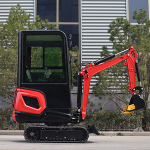 Livraison gratuite, mini-excavatrice de 1 tonne, moteur Kubota, EPA CE, petite pelleuse, utilisation agricole et de jardin, excavatrice hydraulique compacte sur chenilles, micro-excavatrice - Product Image 6