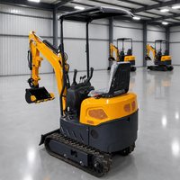 Livraison Gratuite Mini-Excavatrice Compacte de 1,2 Tonne avec Moteur Kubota, Conforme aux Normes EPA CE Euro 5, pour Usage Domestique, Fournisseur Mondial